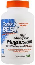 Magnesium met hoge absorptie 100% gechelateerd 240 tabletten Magnesium met hoge absorptie 100% gechelateerd 240 tabletten