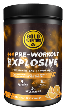 GoldNutrition Pre Workout Explosive Sinaasappel 1 kg