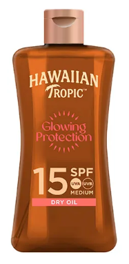 Hawaiian Tropic Glowing Protection Bruiningsbeschermer SPF 15 100 ml