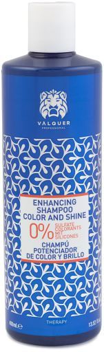 Valquer Shampoo Kleurversterker en Glans 400 ml
