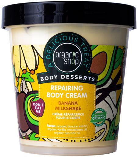 Bananensmoothie Herstellende Lichaamscr&egrave;me 450 ml
