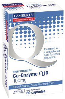 Lamberts Co-enzym Q10 in plantaardige oliebasis 60 capsules