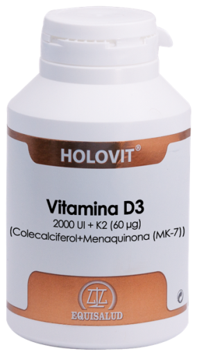 Equisalud Holovit Vitamine D3 2.000 IE Cholecalciferol 180 Capsules