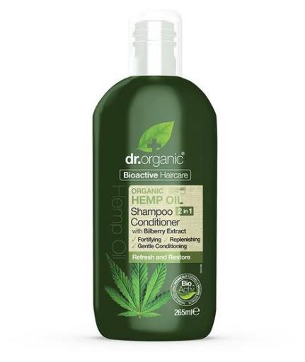 Dr. Organic Hennepolie Shampoo en Conditioner 265 ml