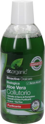 Dr. Organic Alo&euml; Vera Mondwater 500 ml