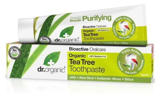Dr. Organic Tandpasta met biologische tea tree 100 ml