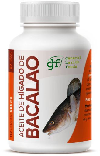GHF Kabeljauw Lever 110 Parels 685 mg