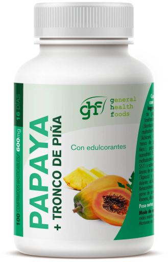 Papaja 600 mg 100 tabletten