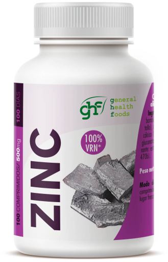 GHF Zink 100% 500 mg 100 tabletten