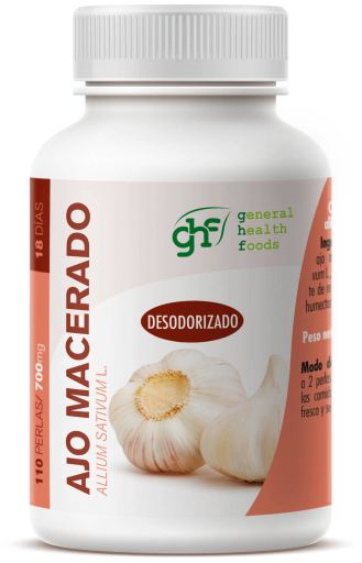 GHF Gemacereerde knoflook 700 mg 110 parels
