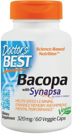 Bacopa met Synapsa 320 mg 60 Vegetarische Capsules