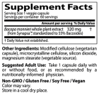 Bacopa met Synapsa 320 mg 60 Vegetarische Capsules