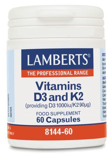 Lamberts Vitamine D3 1000 IE en K2 90 60 capsules