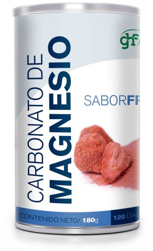 GHF Magnesiumcarbonaat Fles Aardbeiensmaak 180 gr