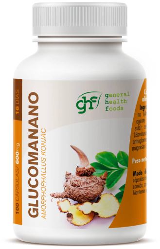 GHF Glucomannan 100 Capsules 600 mg