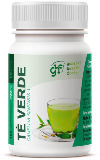 Groene Thee 100 Tabletten 700 mg