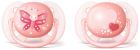 Ultrasoft Pink Soothers Versierd 0 tot 6 maanden 2 stks Ultrasoft Pink Soothers Versierd 0 tot 6 maanden 2 stks