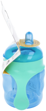 Kinderglas met Groen Zacht Mondstuk 200 ml Kinderglas met Groen Zacht Mondstuk 200 ml