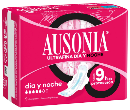 Ultradunne dag- en nachtpads met vleugels, 9 stuks