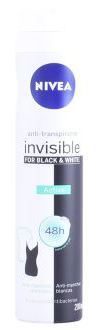 Nivea Deodorant Black and White Invisible Active Vapo 200 ml