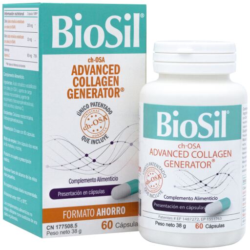 Biosil Geavanceerde collageengenerator 60 capsules