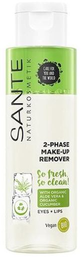 Sante Bifasische oog- en lipmake-up remover olie 110 ml