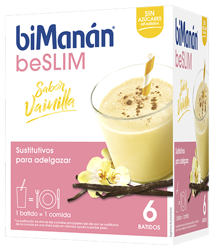 biMan&aacute;n Vanille Shake 6 zakjes