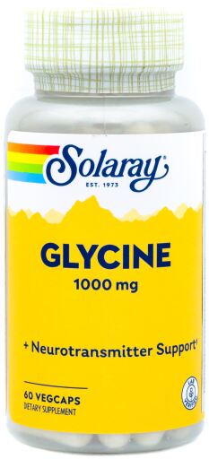 Solaray Glycine 1000 mg 60 plantaardige capsules