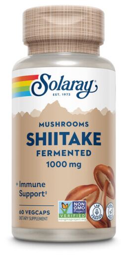 Solaray Shiitake 500 mg 60 plantaardige capsules
