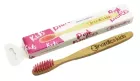 Roze bamboe kindertandenborstel