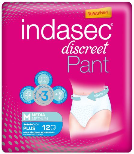 Discreet Broeken Plus Slipjes 12 stuks