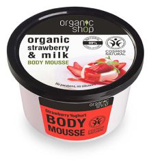 Aardbeien Yoghurt Lichaamsmousse 250 ml