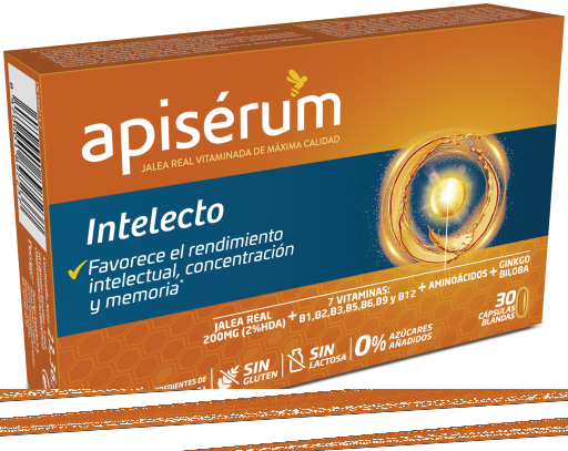 Apis&eacute;rum Apiserum Intellect 30 capsules
