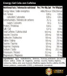 Energie Gel + Cafe&iuml;ne 40 gr