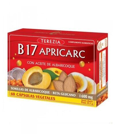 Terezia B17 Apricarc met abrikozenolie 60 plantaardige capsules