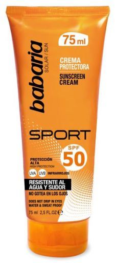 Babaria Solar Sport SPF50 Gezichtscr&egrave;me 75 ml