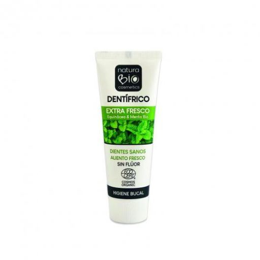 NaturaBIO Cosmetics Extra Fresh Tandpasta Echinacea & Munt Bio 75 ml