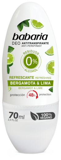 Anti-transpirant Deodorant Verfrissend Bergamot en Lima 70 ml