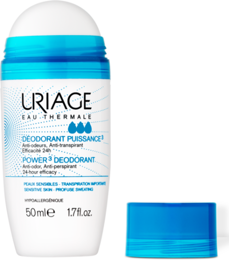 Uriage Deodorant Puissance 3 Anti-transpirant Deodorant 50 ml