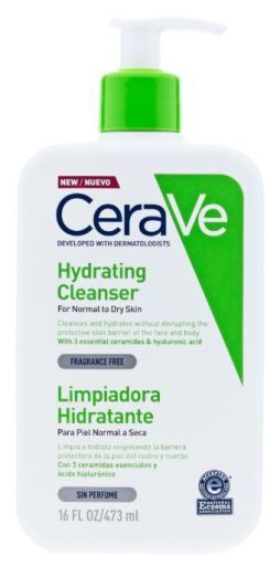 Cerave Cr&egrave;me Lavante Hydratante 473 ml