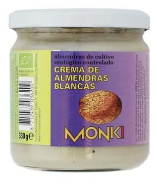 Monki Biologische Witte Amandelcr&egrave;me 330 gr