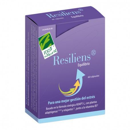 100% Natural Resiliens Equilibrio 60 capsules