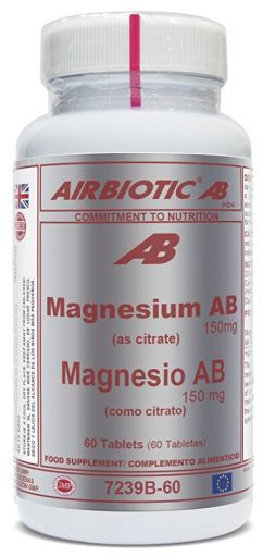 Airbiotic Magnesium Biscyganaat 150mg 60 Capsules