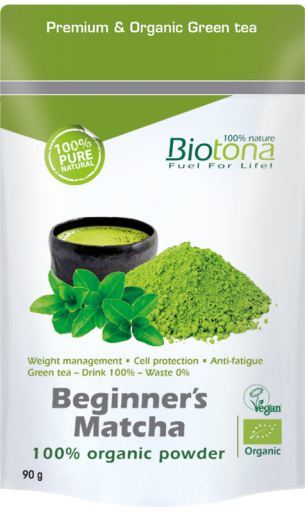 Biotona Matcha Beginner 100% Biologisch Poeder 90 gr