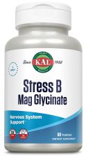 Stres B Magnesiumglycinaat 60 Plantaardige Capsules