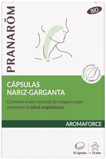 Pranarom Aromaforce Biologische Neus-Keel Capsules 30 Capsules