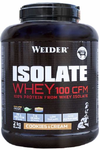 Weider Isolate Whey 100 CFM vanille 2 kg