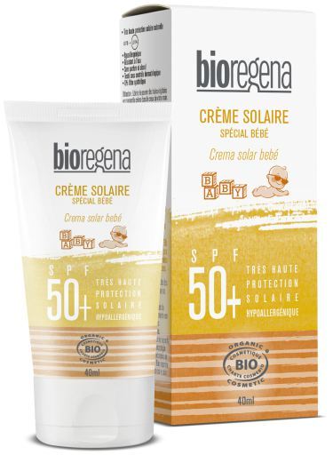 Bioregena Speciale zonnebrandcr&egrave;me voor baby's SPF 50+ 40 ml