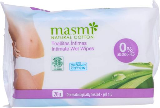 Masmi Vrouwelijke Intieme Vochtige Doekjes 20 stuks