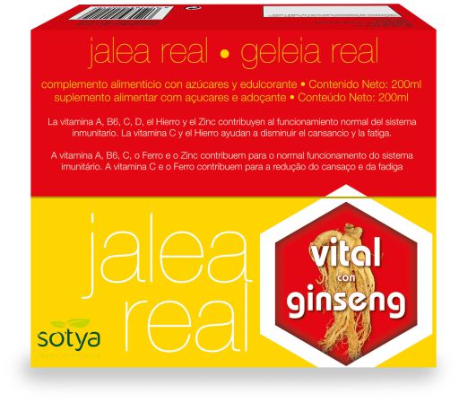 Sotya Vital Royal Jelly met Ginseng 20 Ampullen